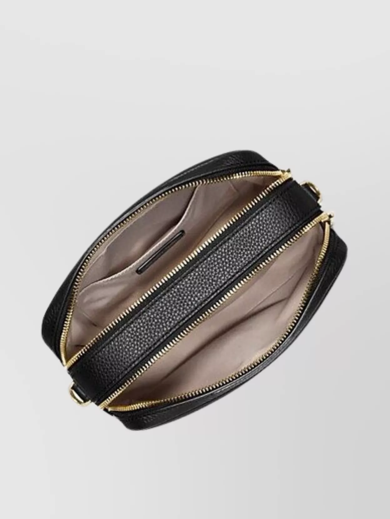Michael Kors Chain Strap Shoulder Bag With Gold Hardware In Black