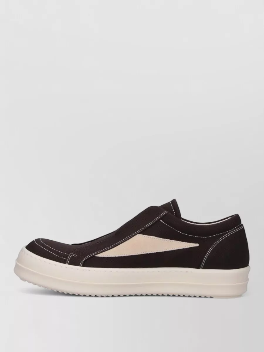 Rick Owens Drkshdw Canvas Slip-On Sneakers