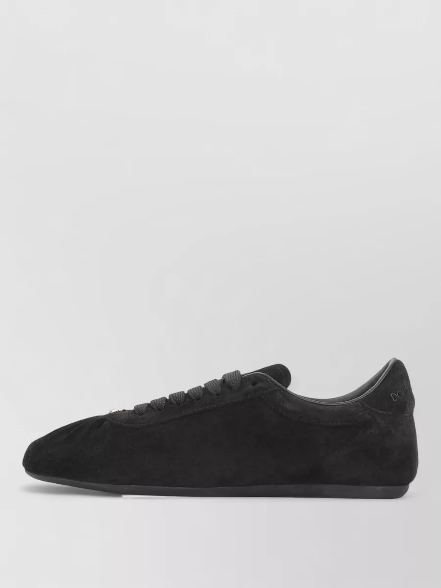 Dolce&Gabbana Leather Lace-Up Sneakers