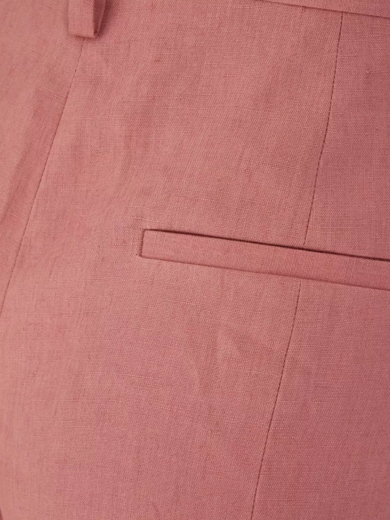 Paul Smith Linen Bermuda Shorts Featuring Front Pleats In Purple