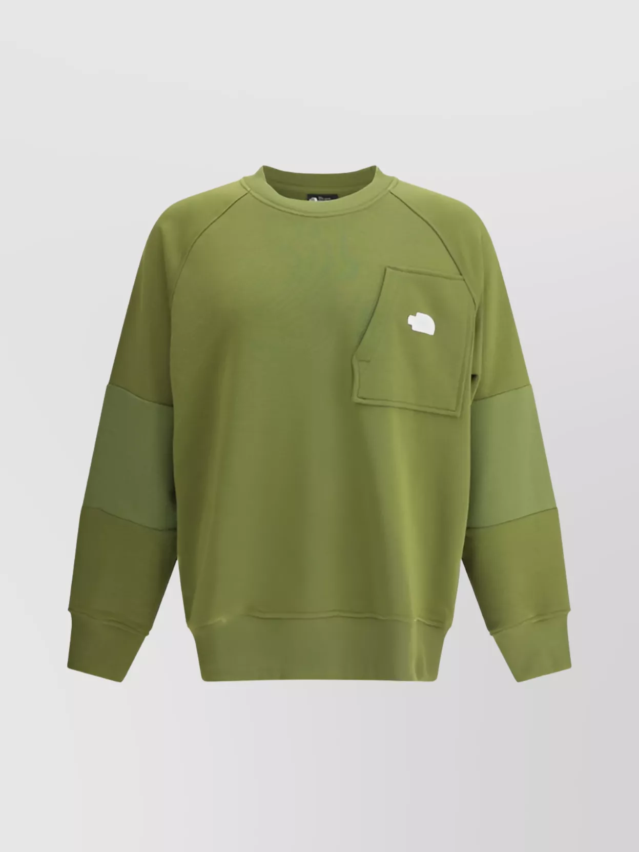 THE NORTH FACE CHEST POCKET COTTON TERRY SWEATSHIRT 