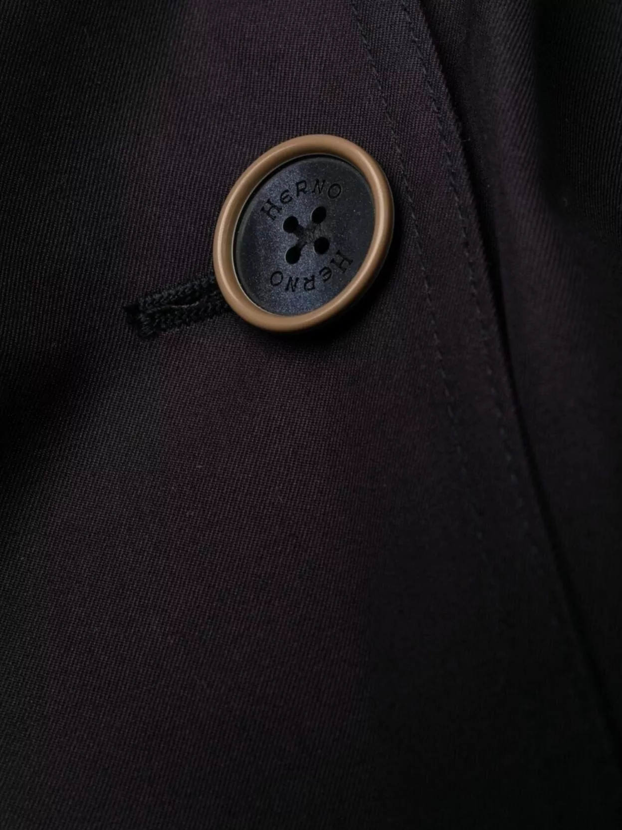 Herno Waist Belted Double-Breasted Long Coat