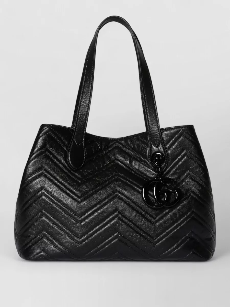 Gucci Gg Marmont Leather Tote Bag