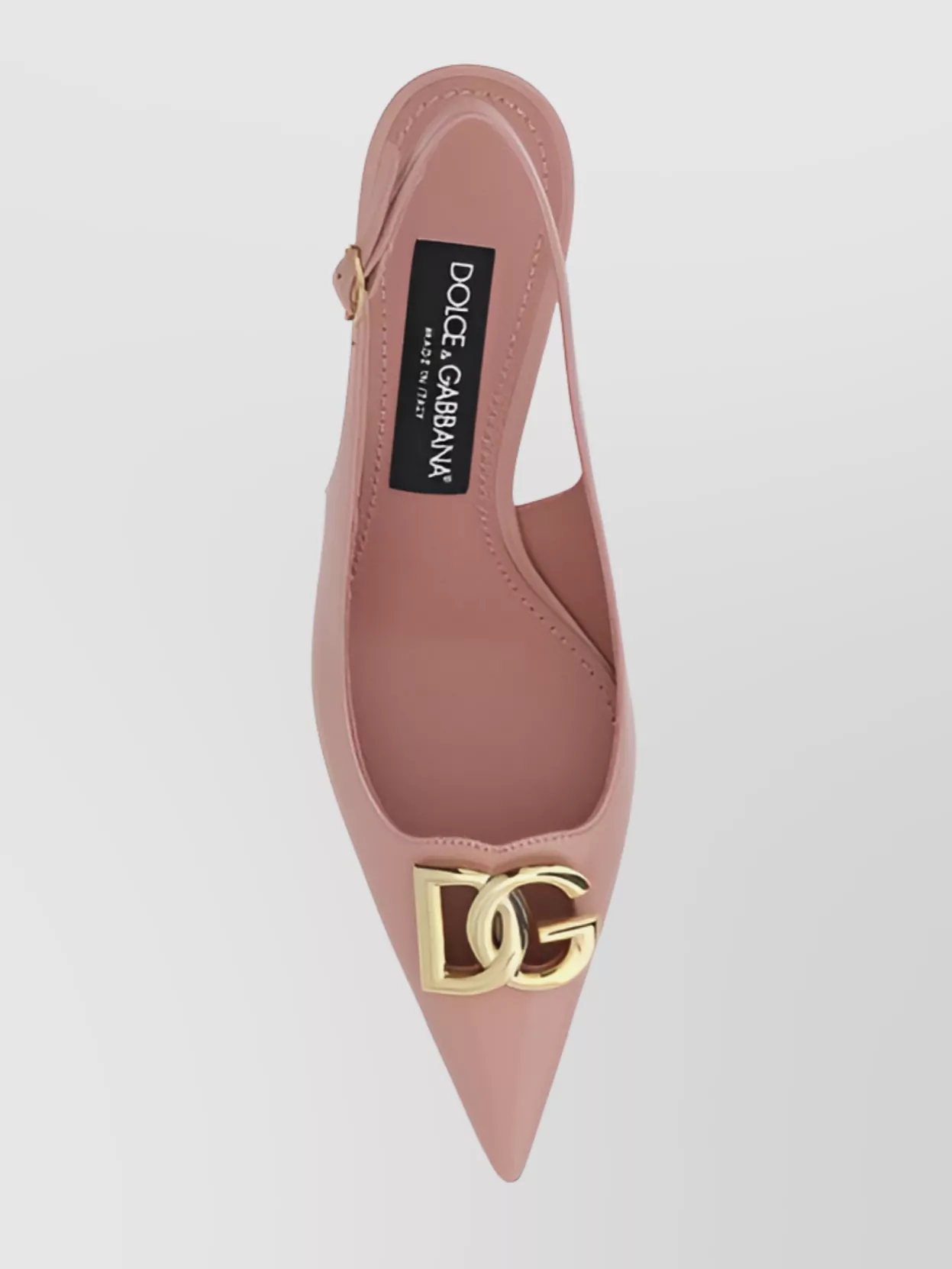 Dolce & Gabbana Secure Leather Stiletto Heel Pumps