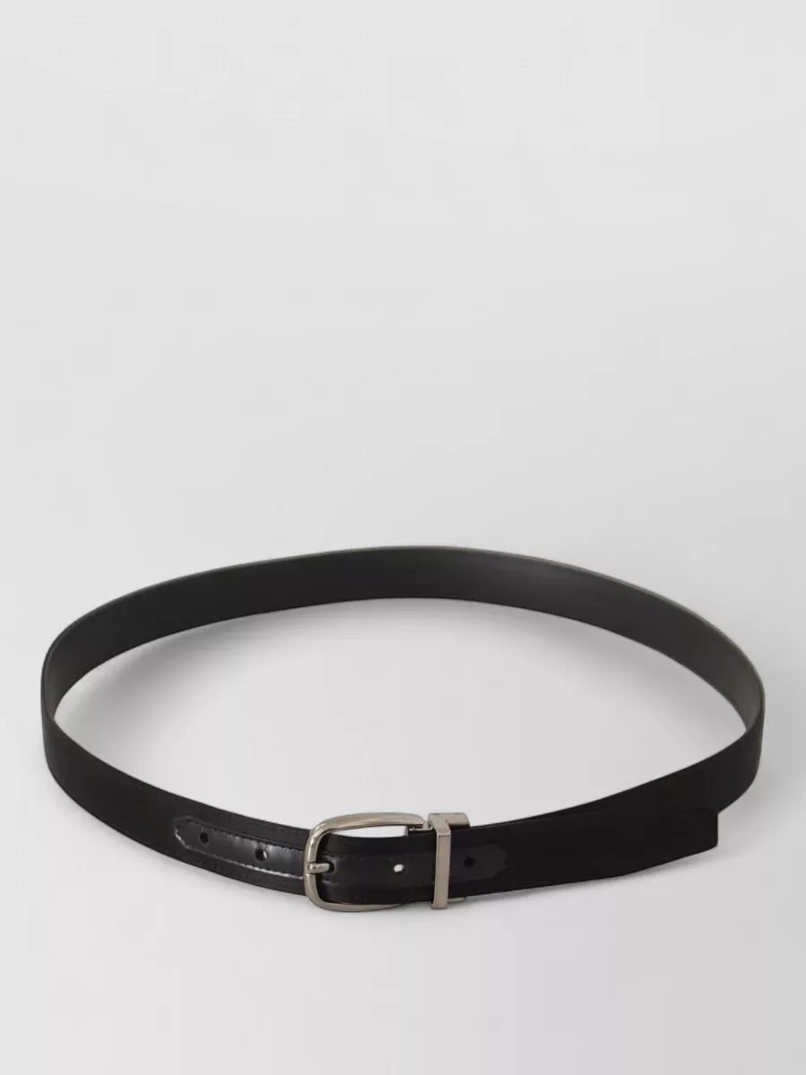 Dolce&Gabbana leather logo buckle belt