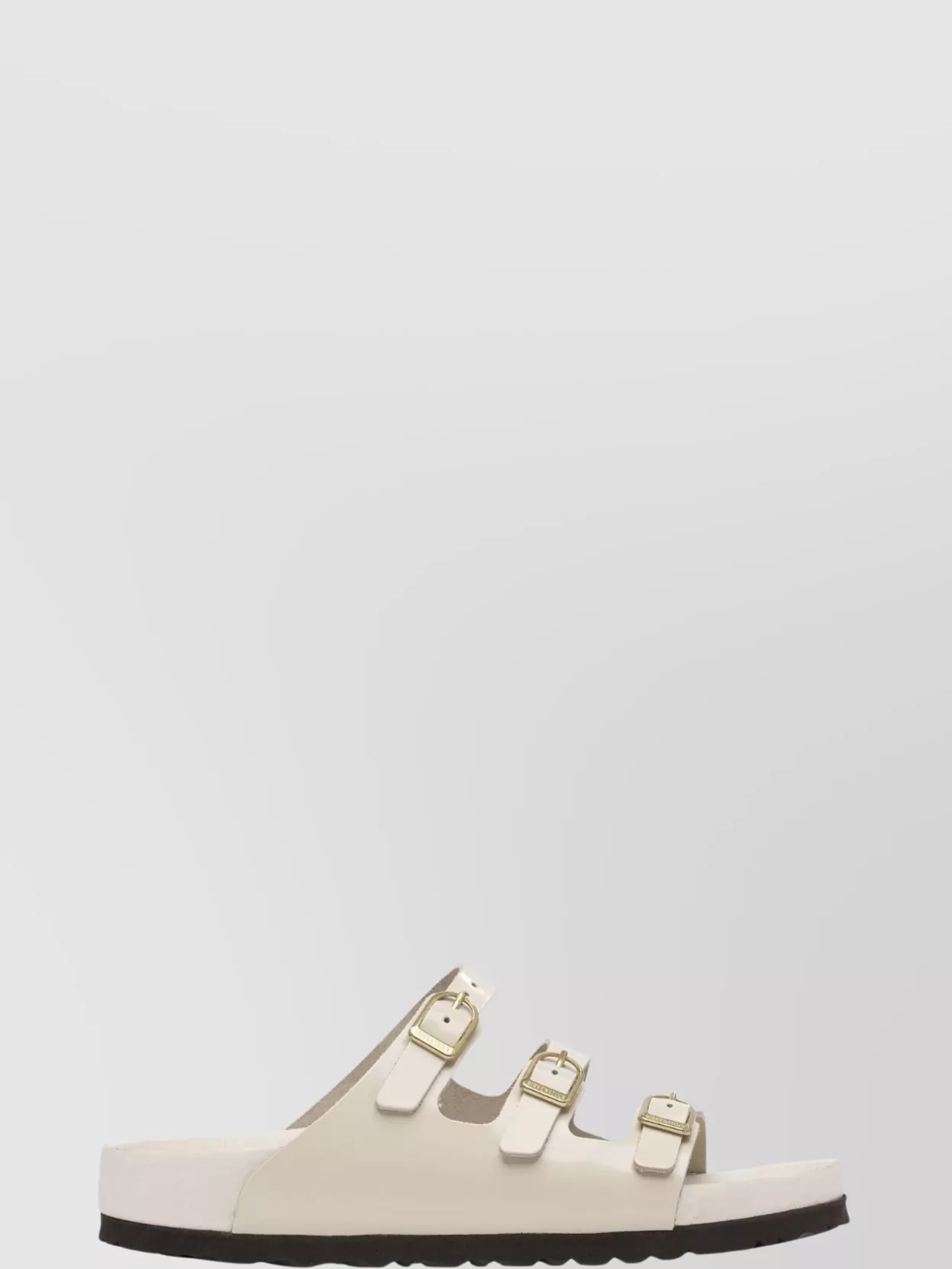Birkenstock Triple Buckle Open Toe Flat Sole Sandals