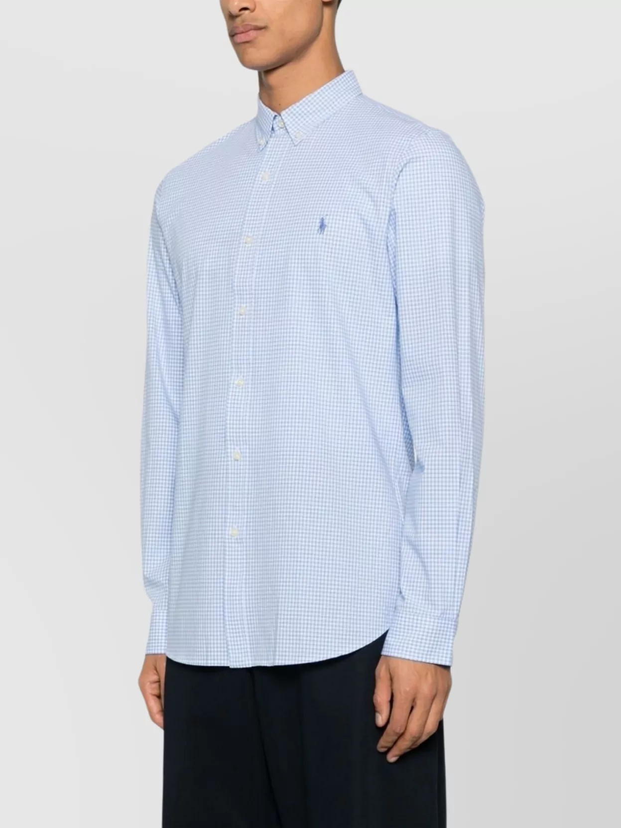 Ralph Lauren Shirt Logo Button-Down Collar
