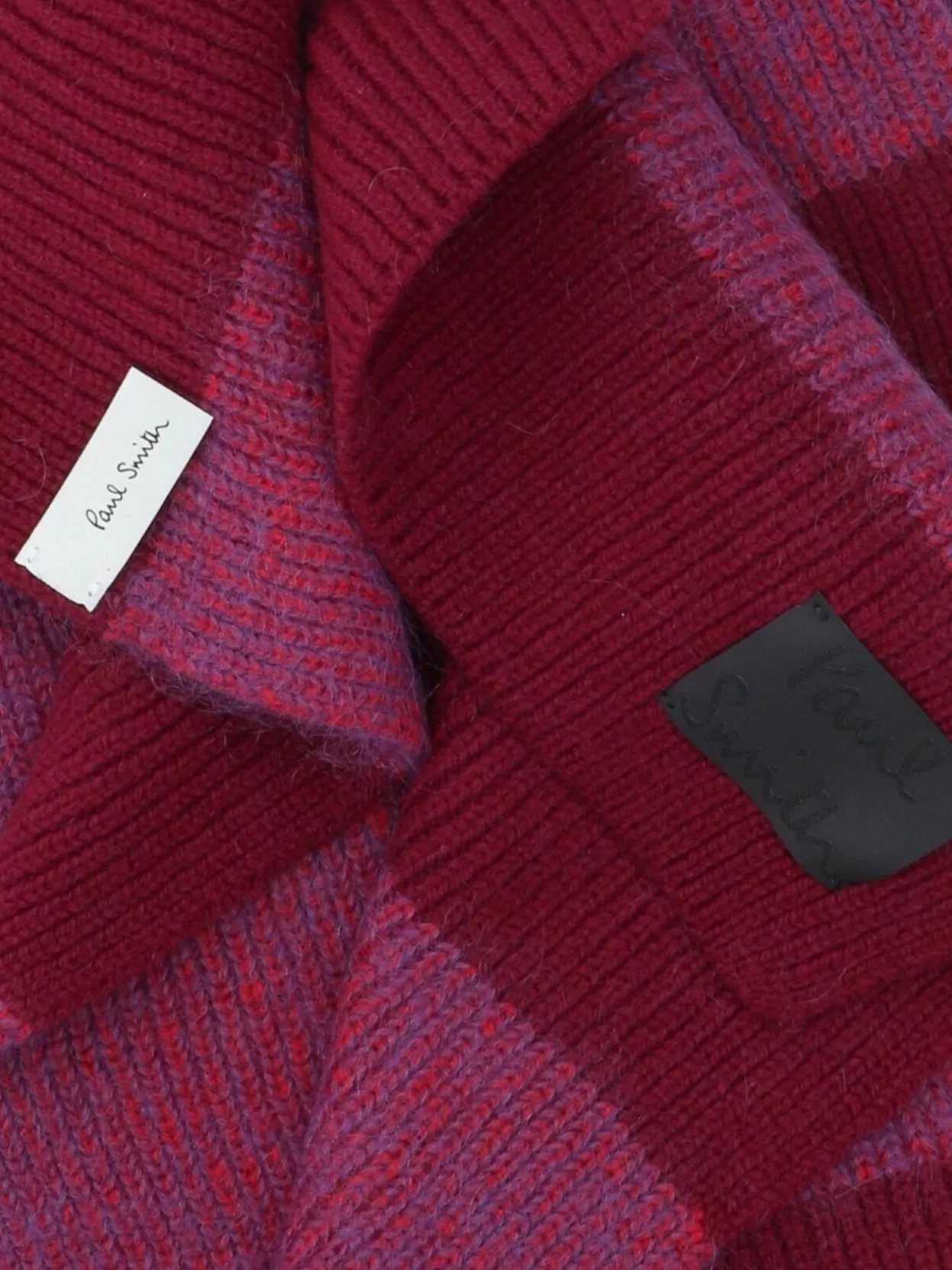 Paul Smith Textured Striped Scarf For All Seasons