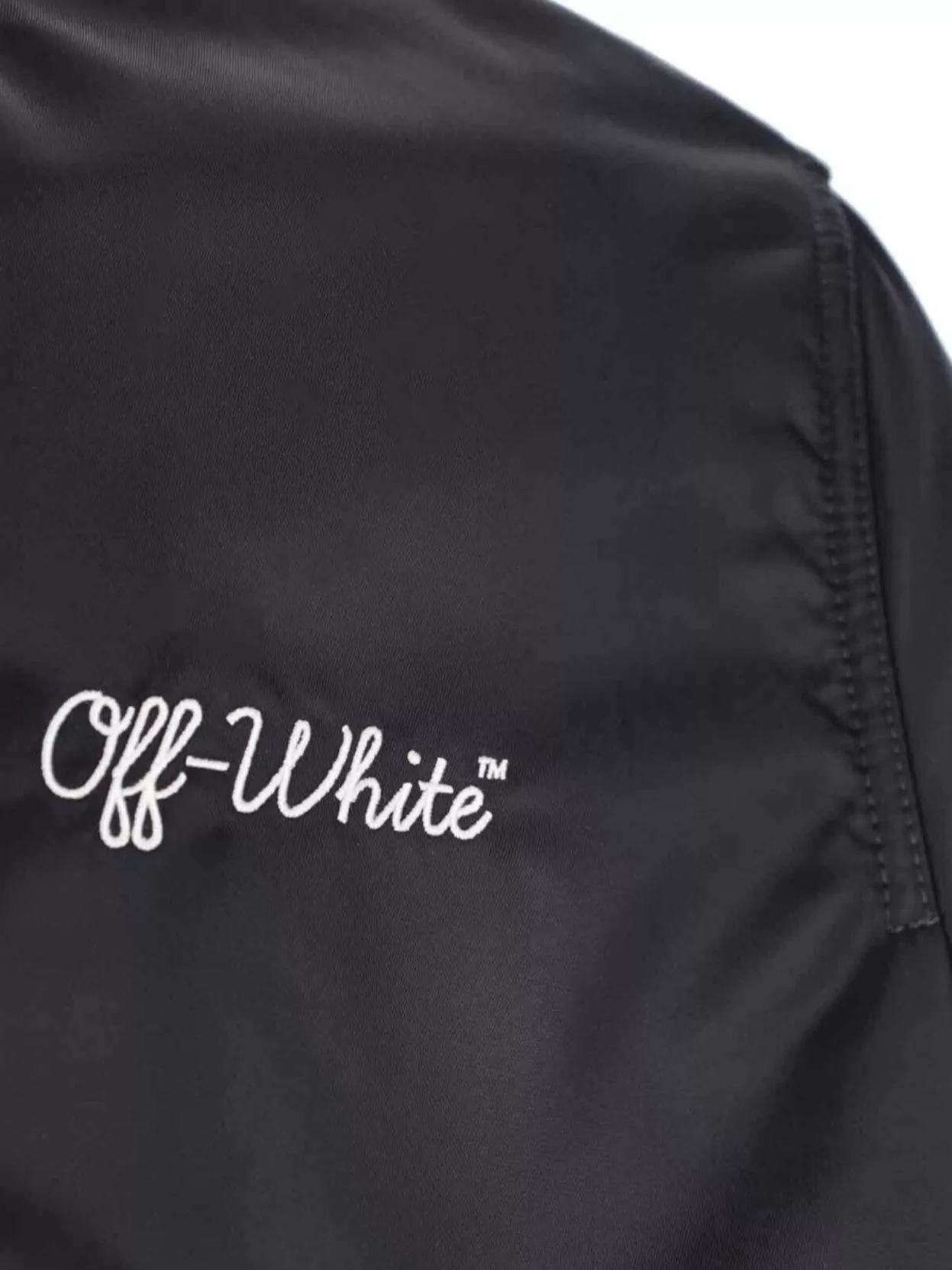 Off-White Relaxed Fit Jacket Side Pockets