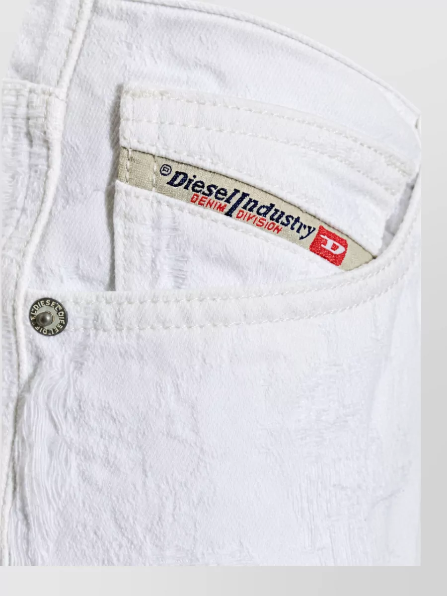Diesel Cotton Straight-Leg Jeans