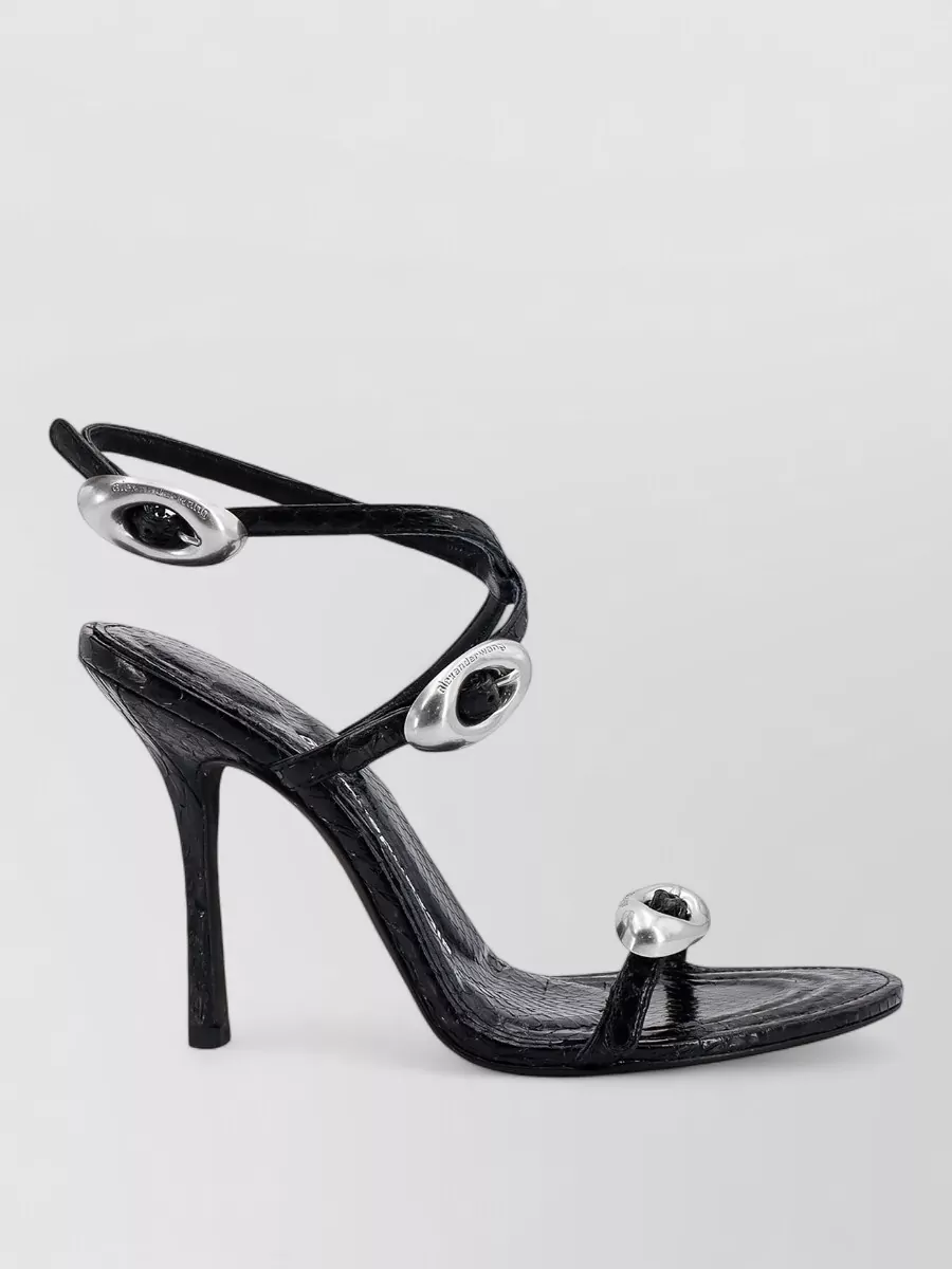 Alexander Wang Leather Stiletto Sandals
