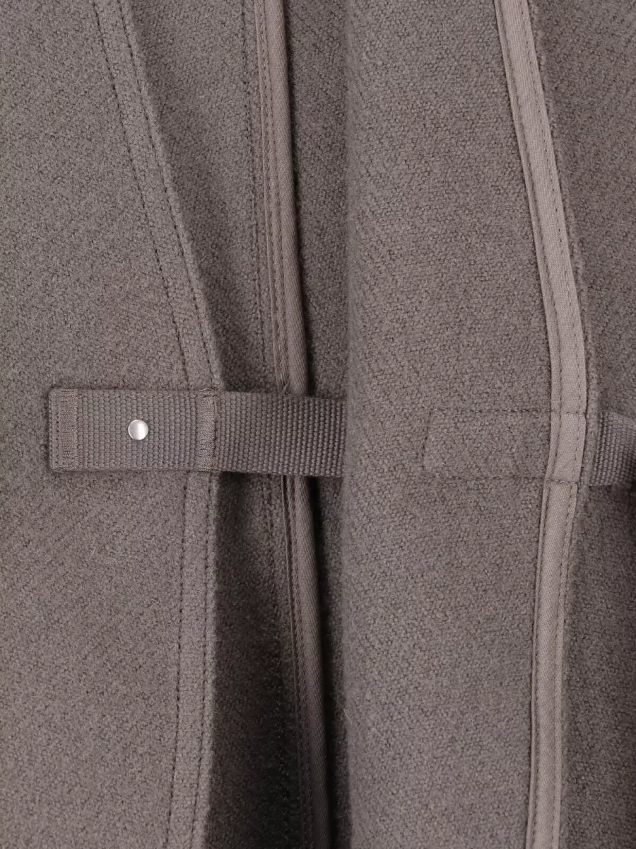 Rick Owens Wool Single Breasted Coat