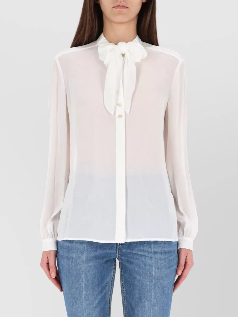 Tory Burch Bow Shirt