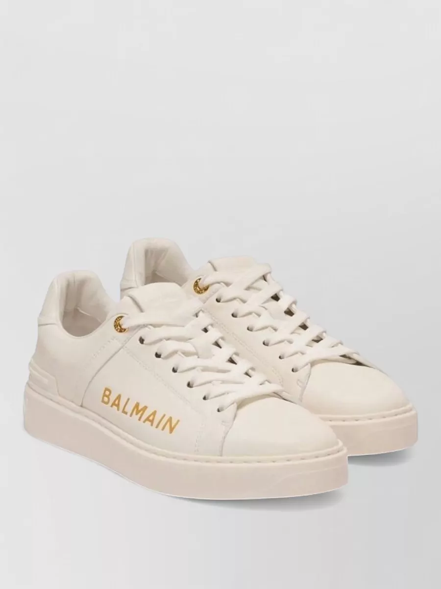 Balmain leather low-top sneakers
