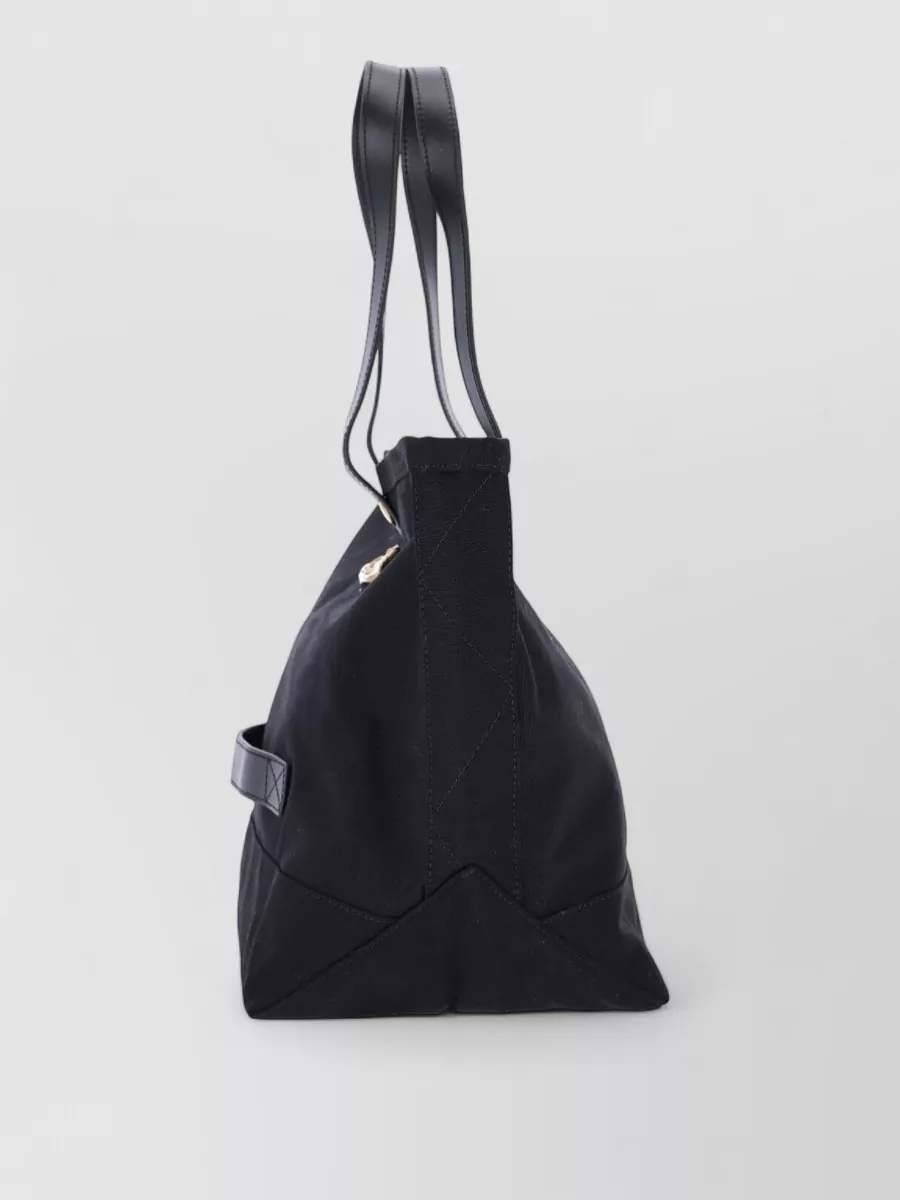 Vivienne Westwood Large Tote Bag Leather Handles Hardware