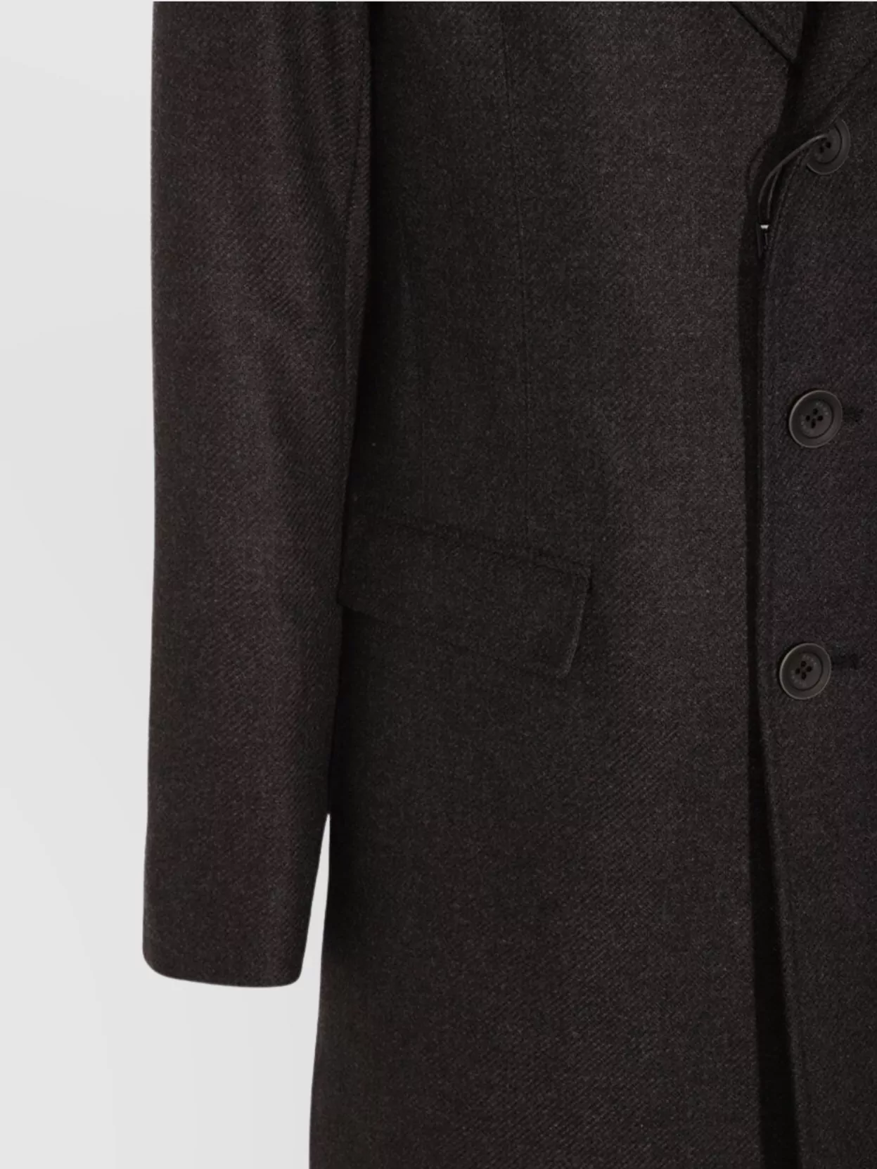 Herno Wool Coats Featuring Back Vent