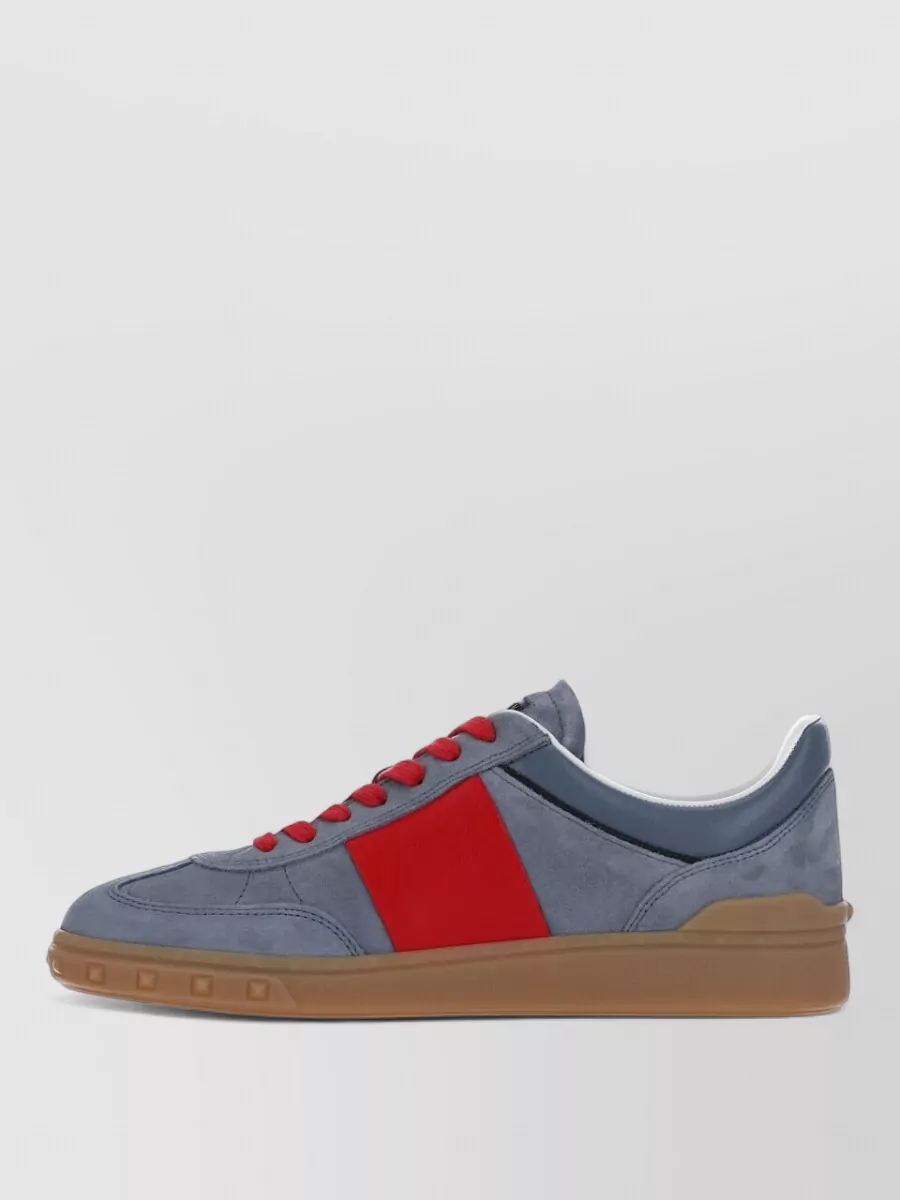 Valentino Garavani Casual Low Top Sneakers With Contrasting Sole