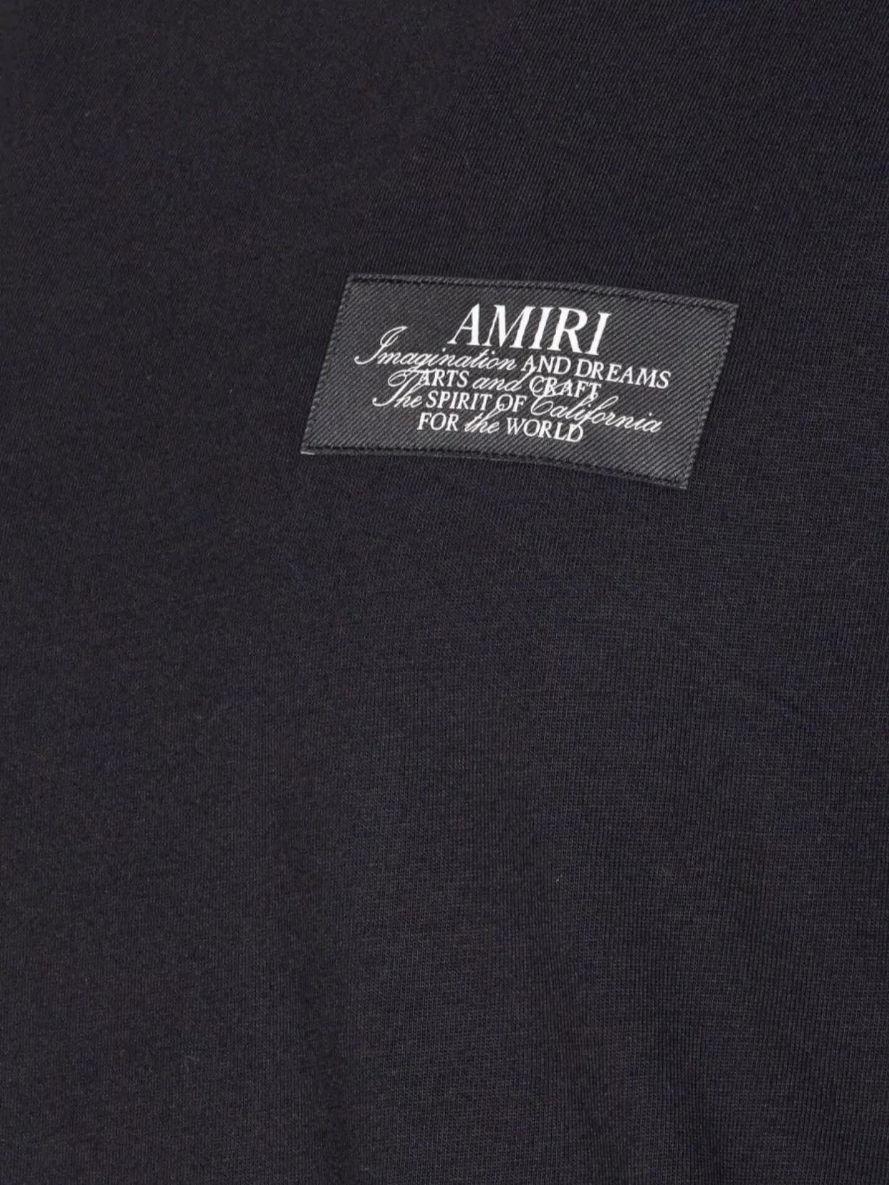 Amiri Crewneck Short Sleeves Spirit T-Shirt