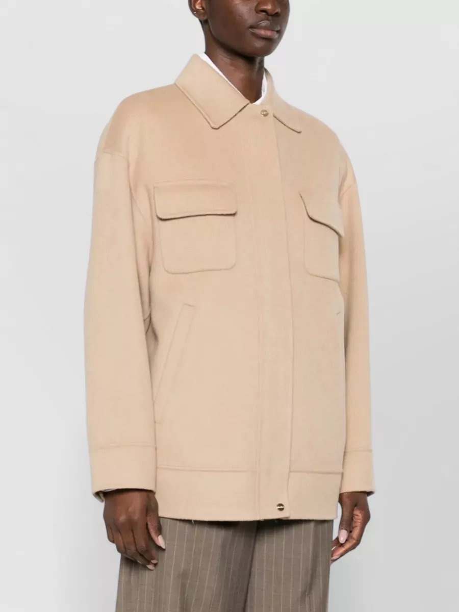 S Max Mara Silk Wool Padded Jacket