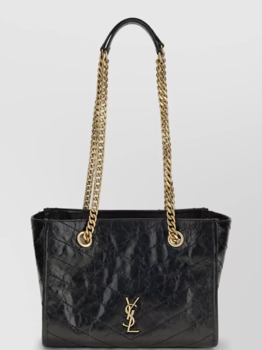 Saint Laurent na calf leather tote bag