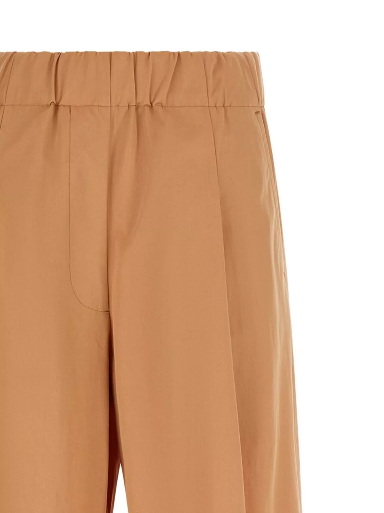 Dries Van Noten Wide Leg Trousers Elastic Waistband