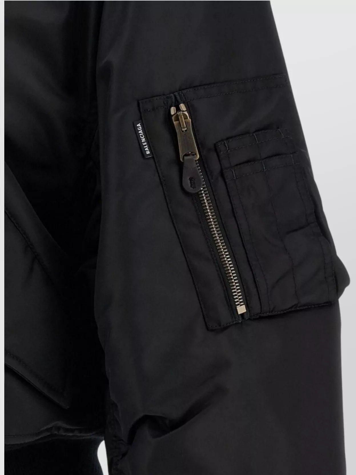 Balenciaga Padded Bomber Jacket Side Pockets