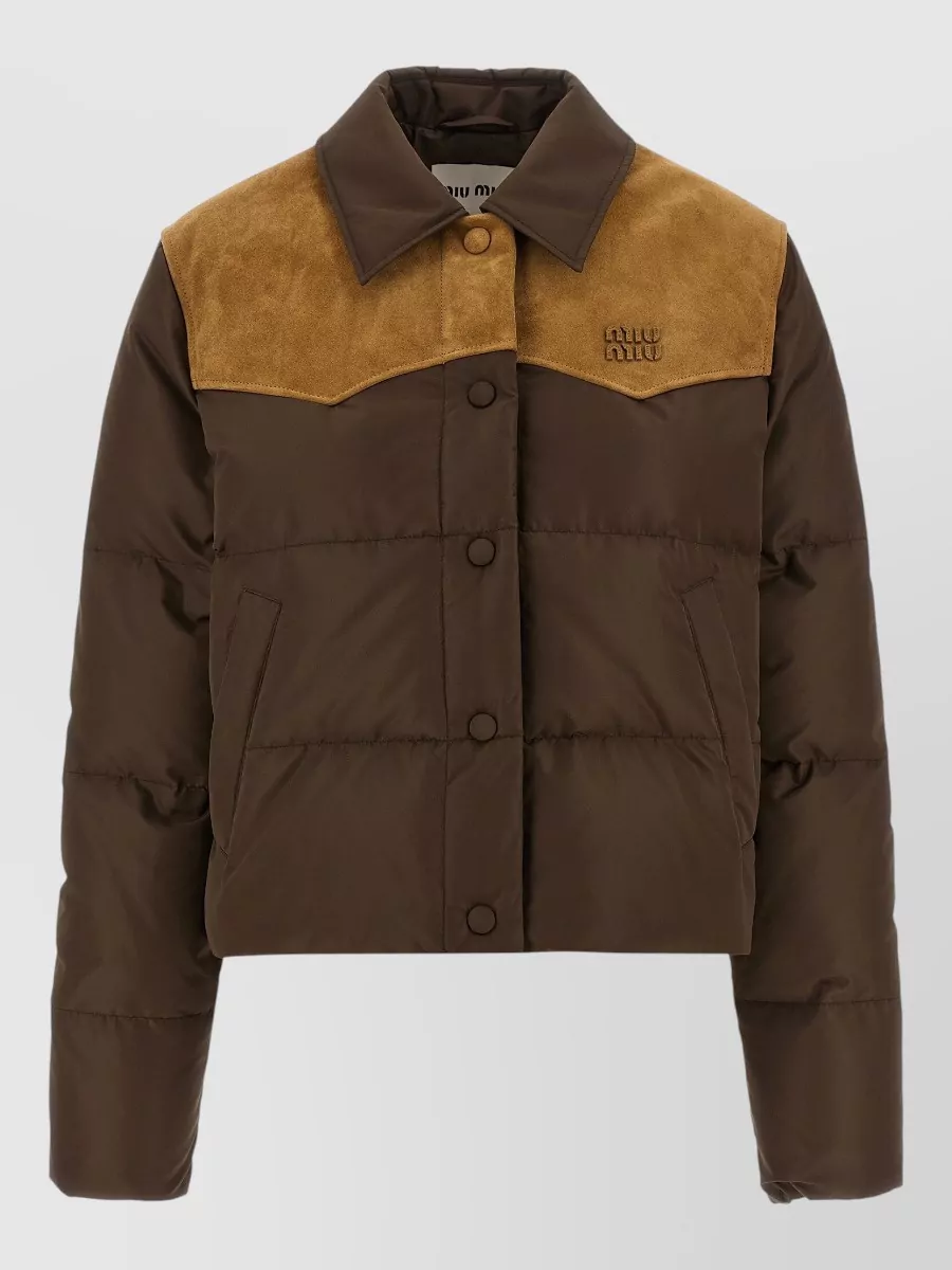 Miu Miu down quilted puffer jacket