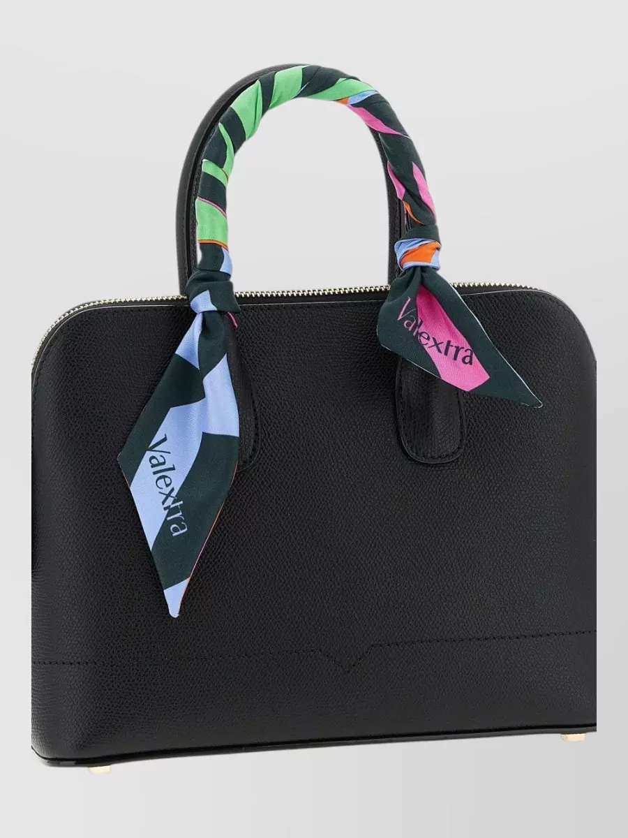 Valextra Love Lines Silk Ribbon Rectangular Scarf In Multi