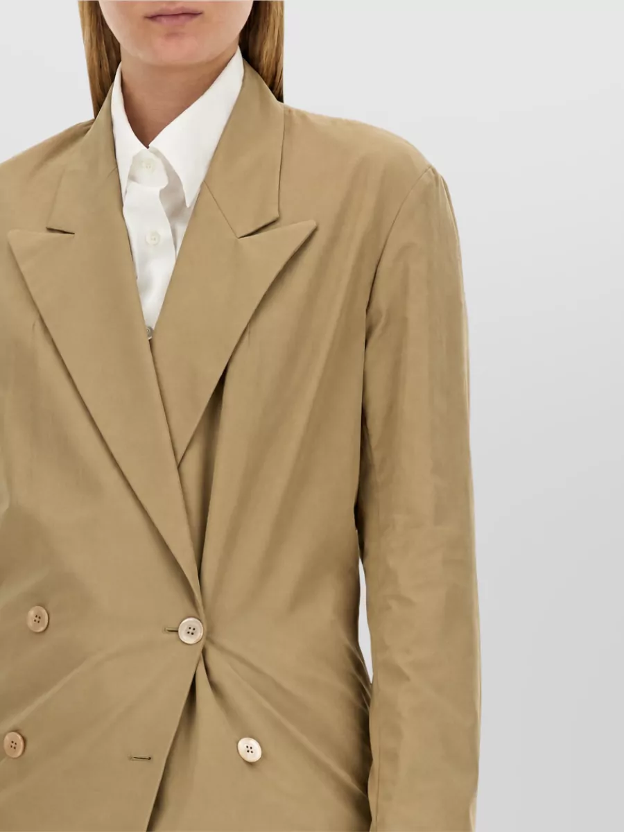 Dries Van Noten Double-Breasted Cotton Blouse