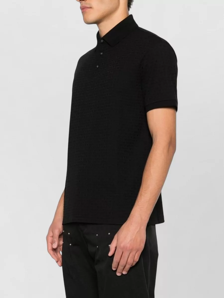 Emporio Armani Logo Cotton Short-Sleeve Polo Shirt