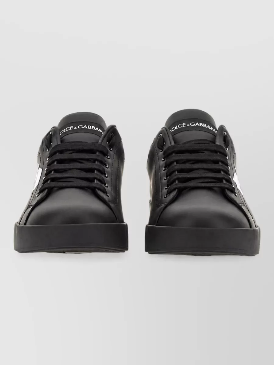 Dolce&Gabbana Leather Portofino Sneakers