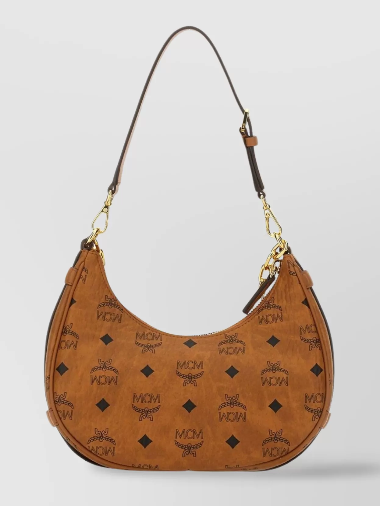 Mcm "Aren" Hobo Bag Adjustable Strap