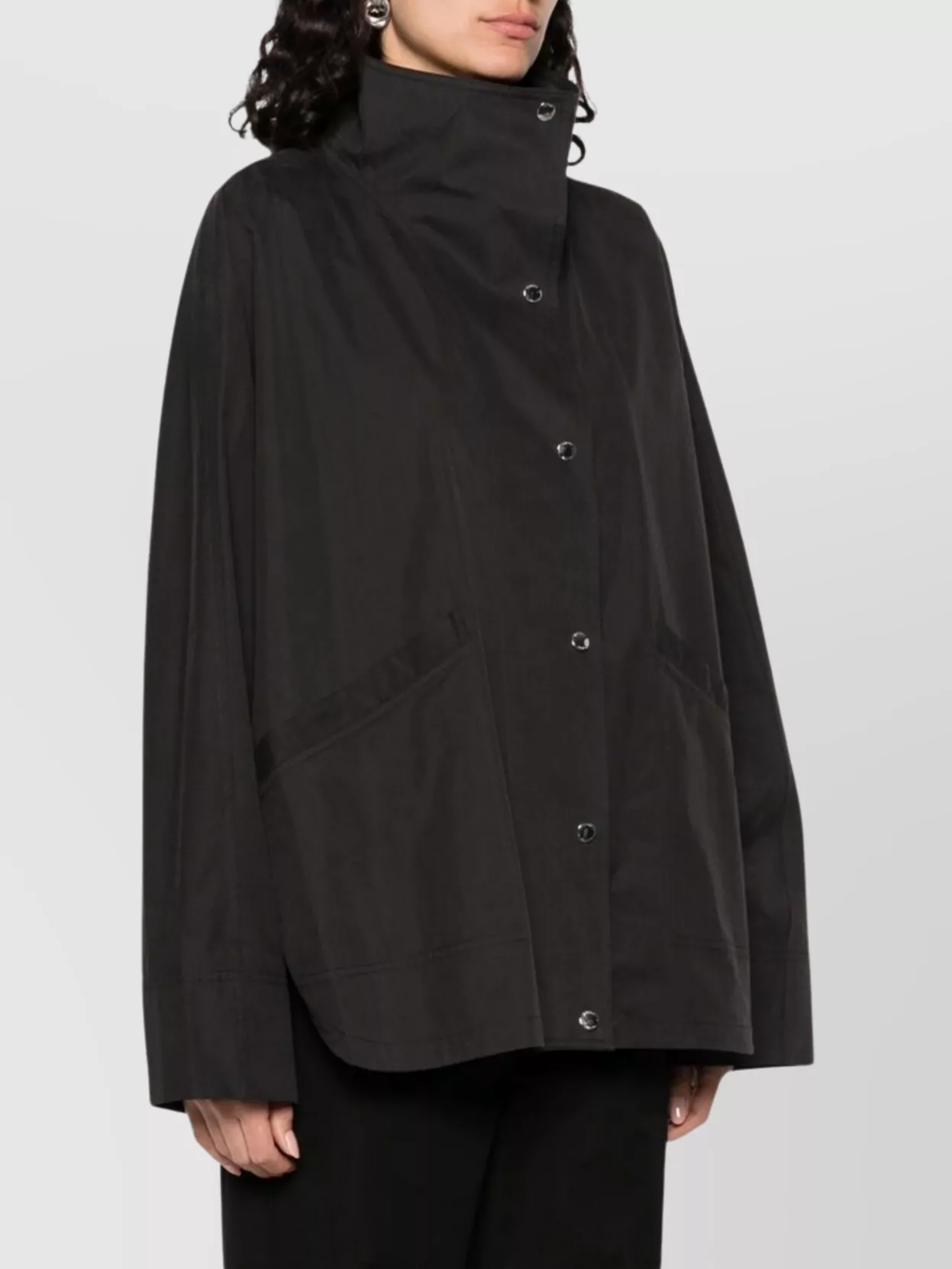 Totême High-Neck Oversized Jacket