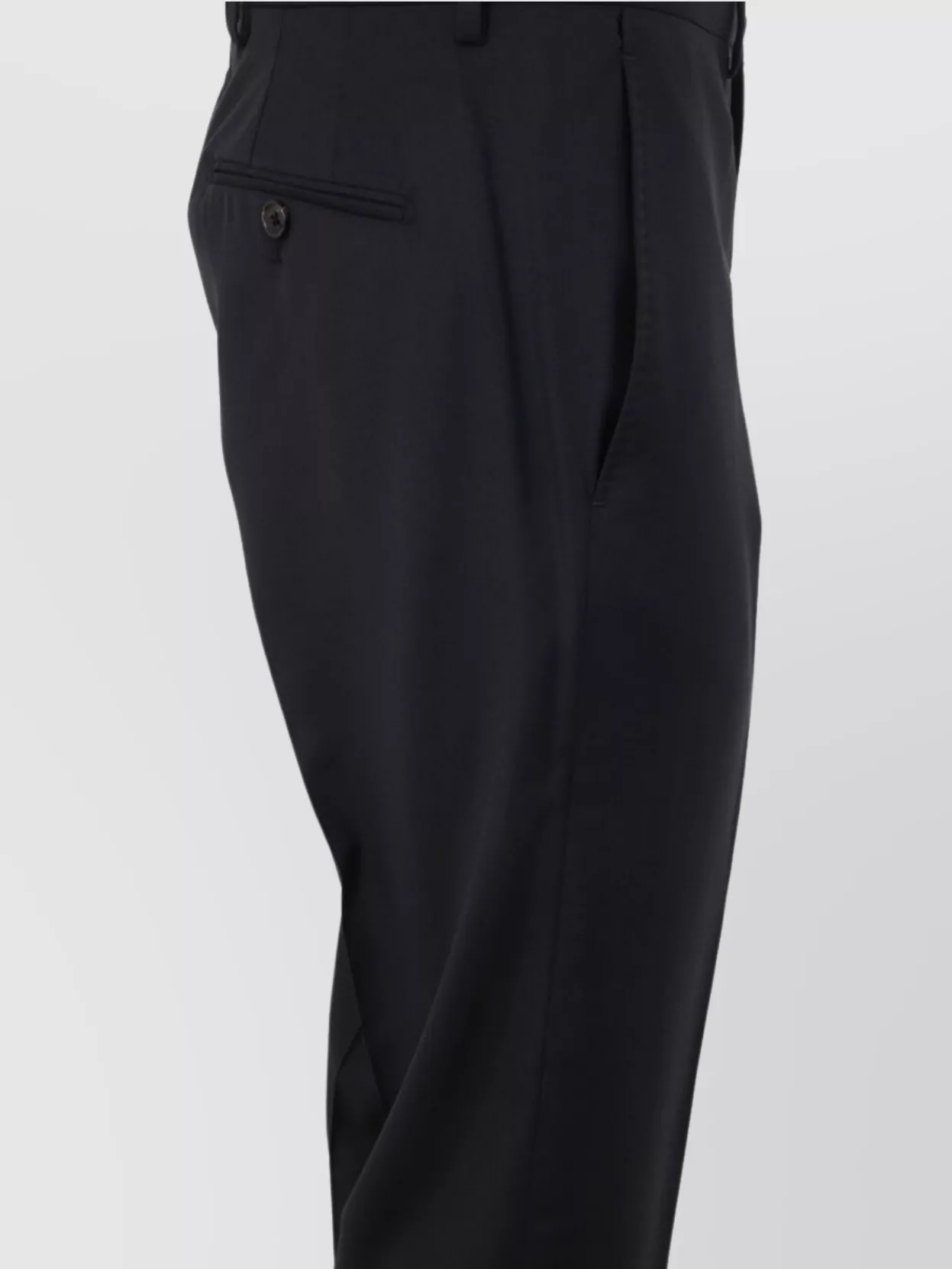 Lanvin Tailored Straight Leg Trousers Pockets