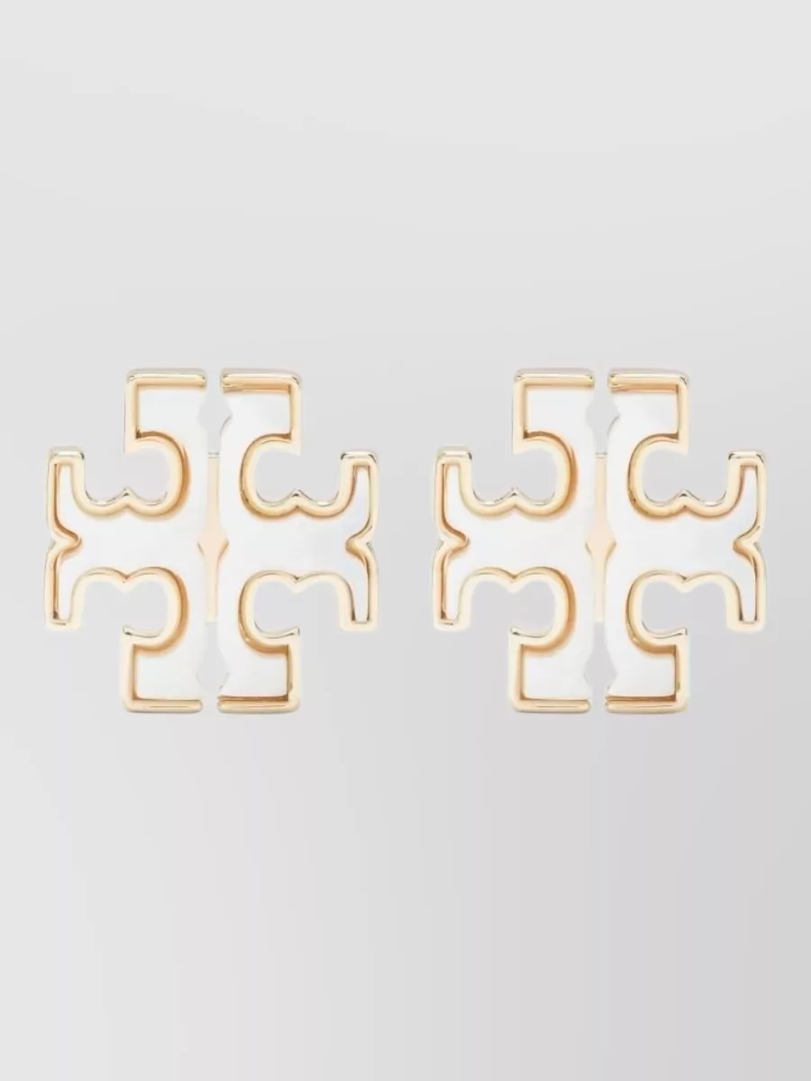 Tory Burch mother of pearl earrings