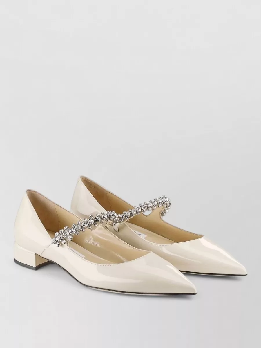 Jimmy Choo Leather Ballerina Flats