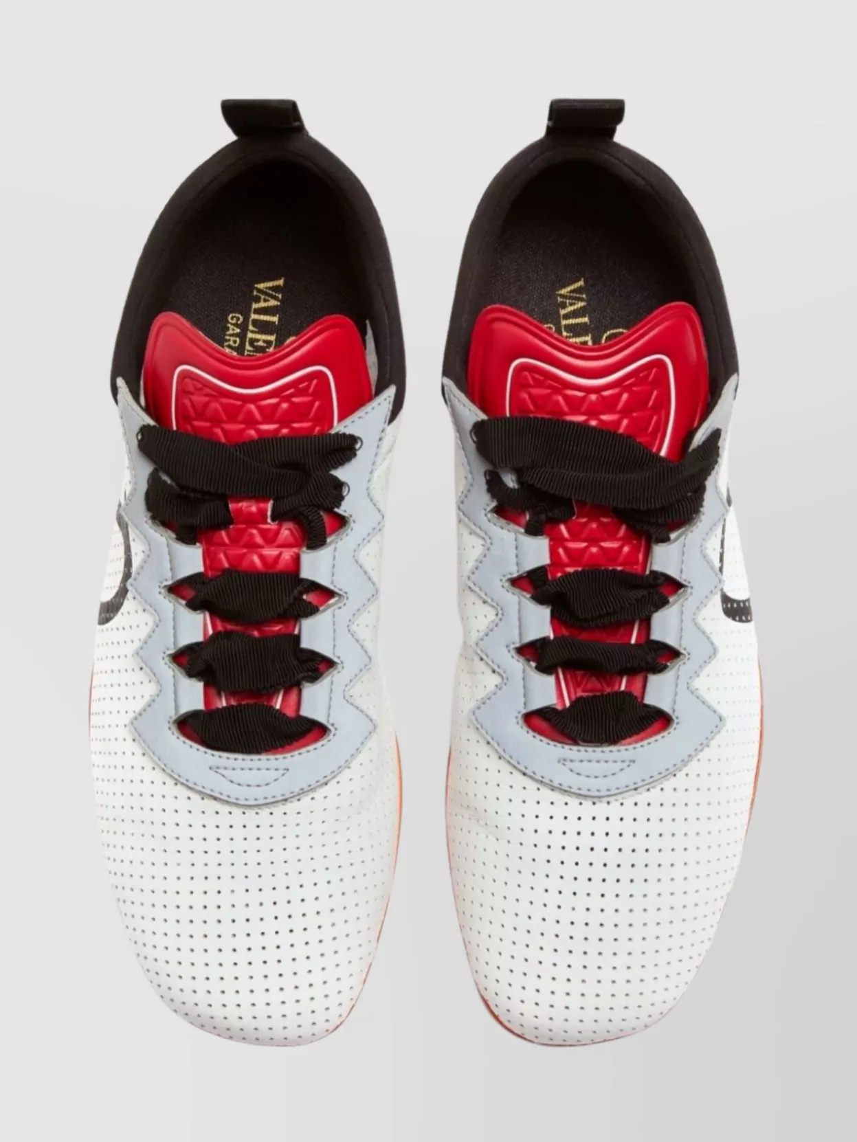 Valentino Chromathon Low-top Sneakers In Perforated Leather