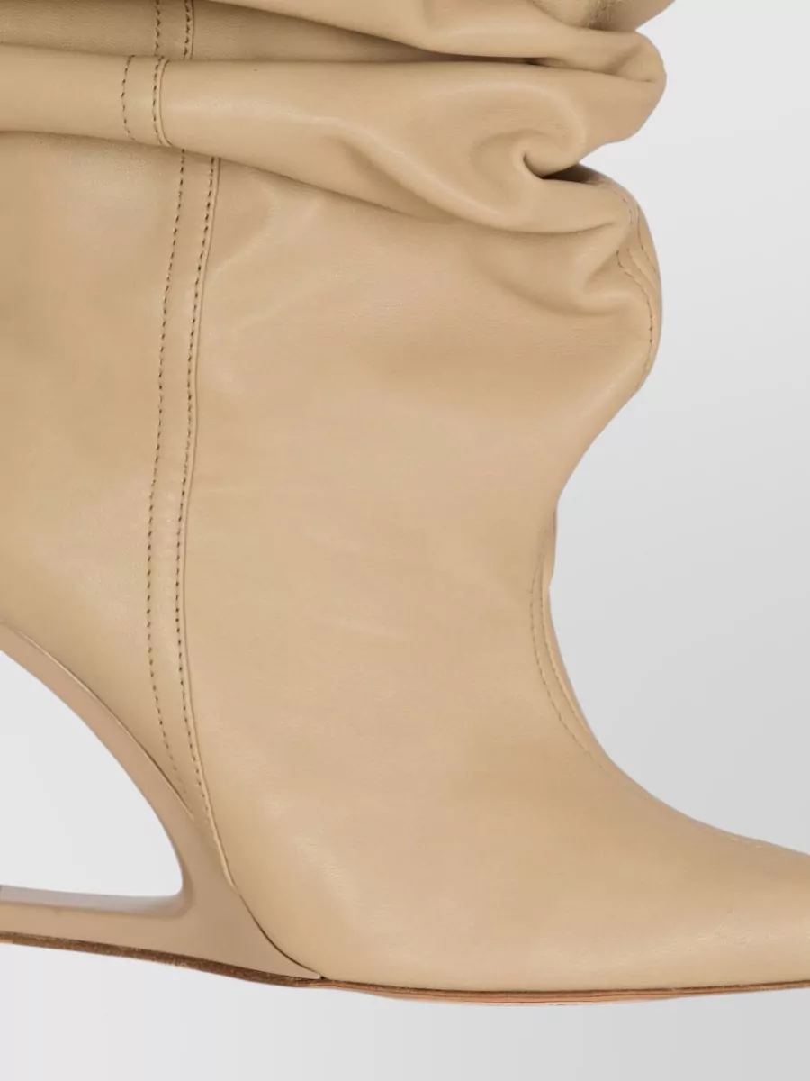 Balmain Leather Ankle Boots