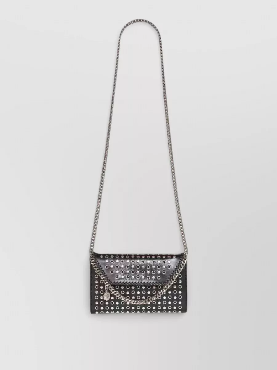 Stella Mccartney Falabella alter mat clutch bag