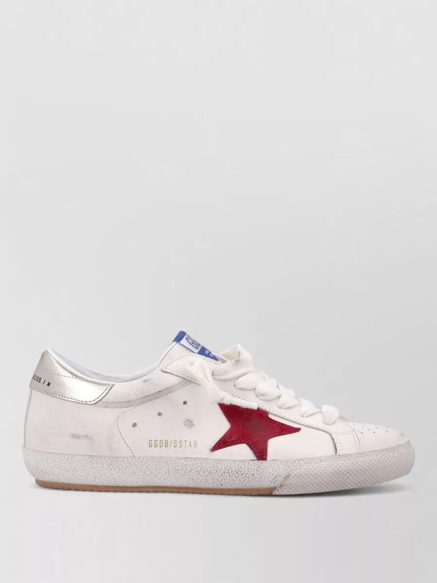 Golden Goose Leather Low-Top Sneakers