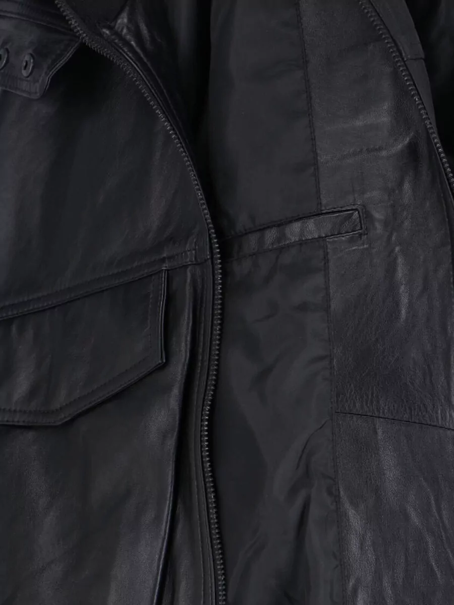 The Frankie Shop Leather Coat