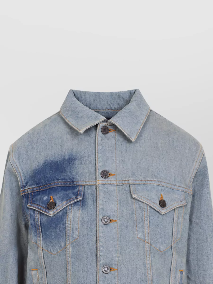 Jean Paul Gaultier Face Print Denim Jacket