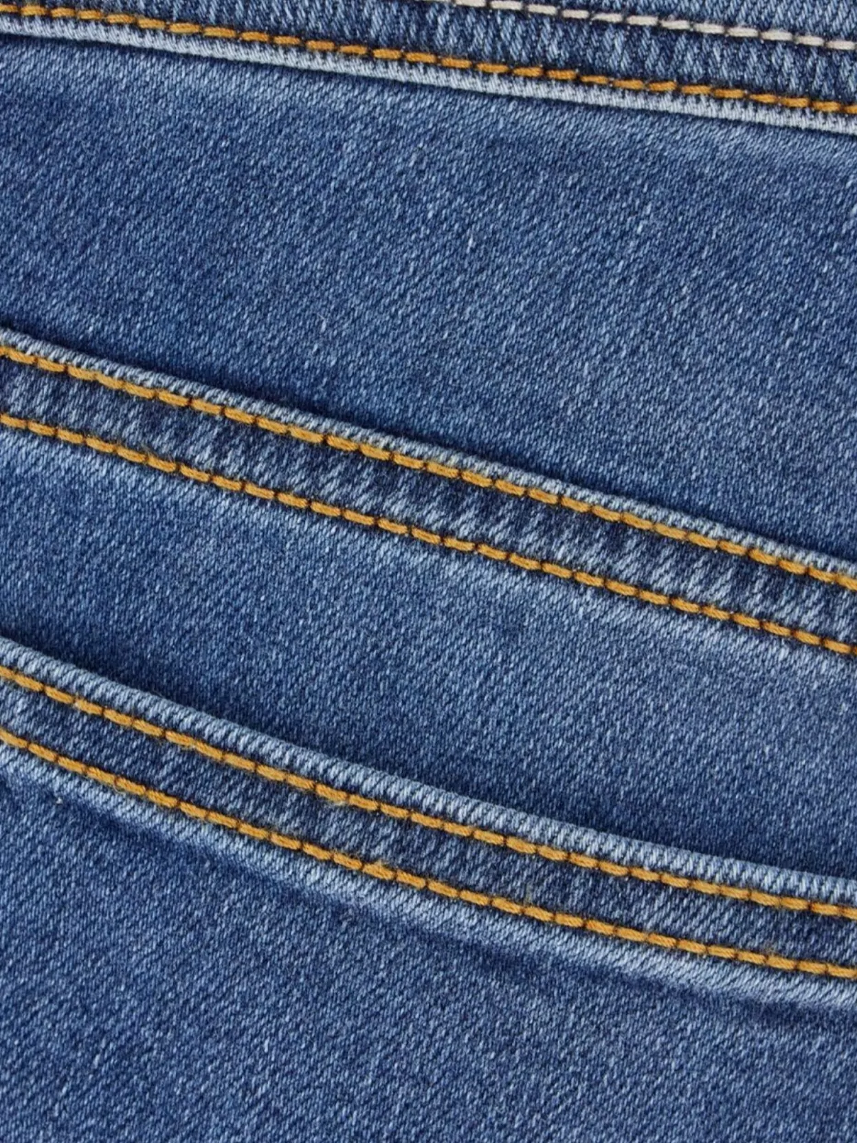 Jacob Cohen Stitched Denim Trousers Featuring Belt Loops In Blue