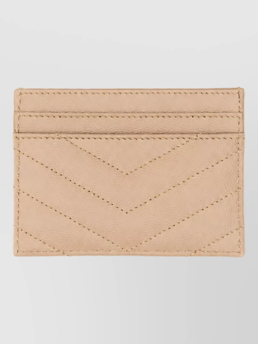 Saint Laurent Leather Card Holder