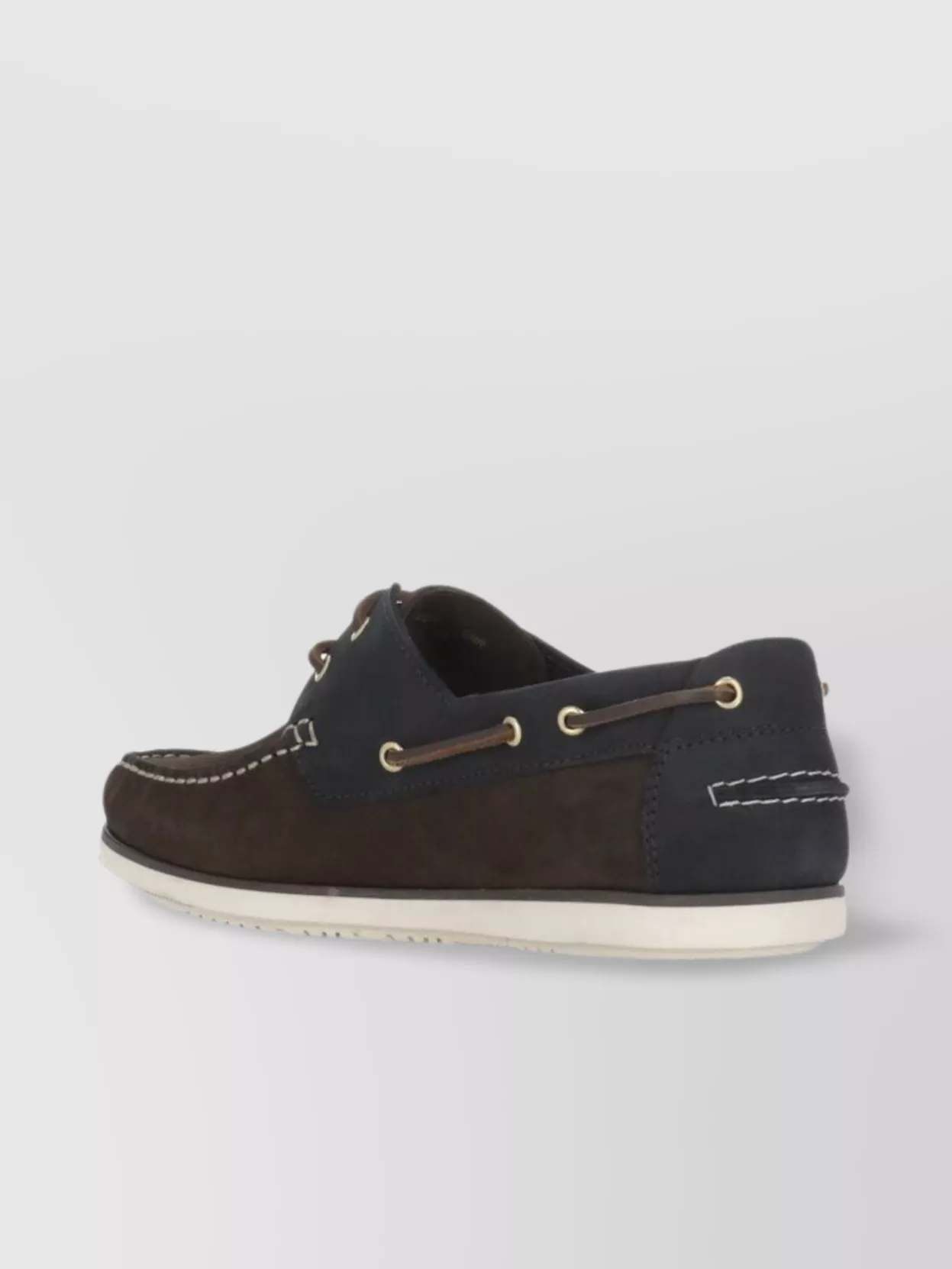 Barbour Loafers Leather Contrast Stitching