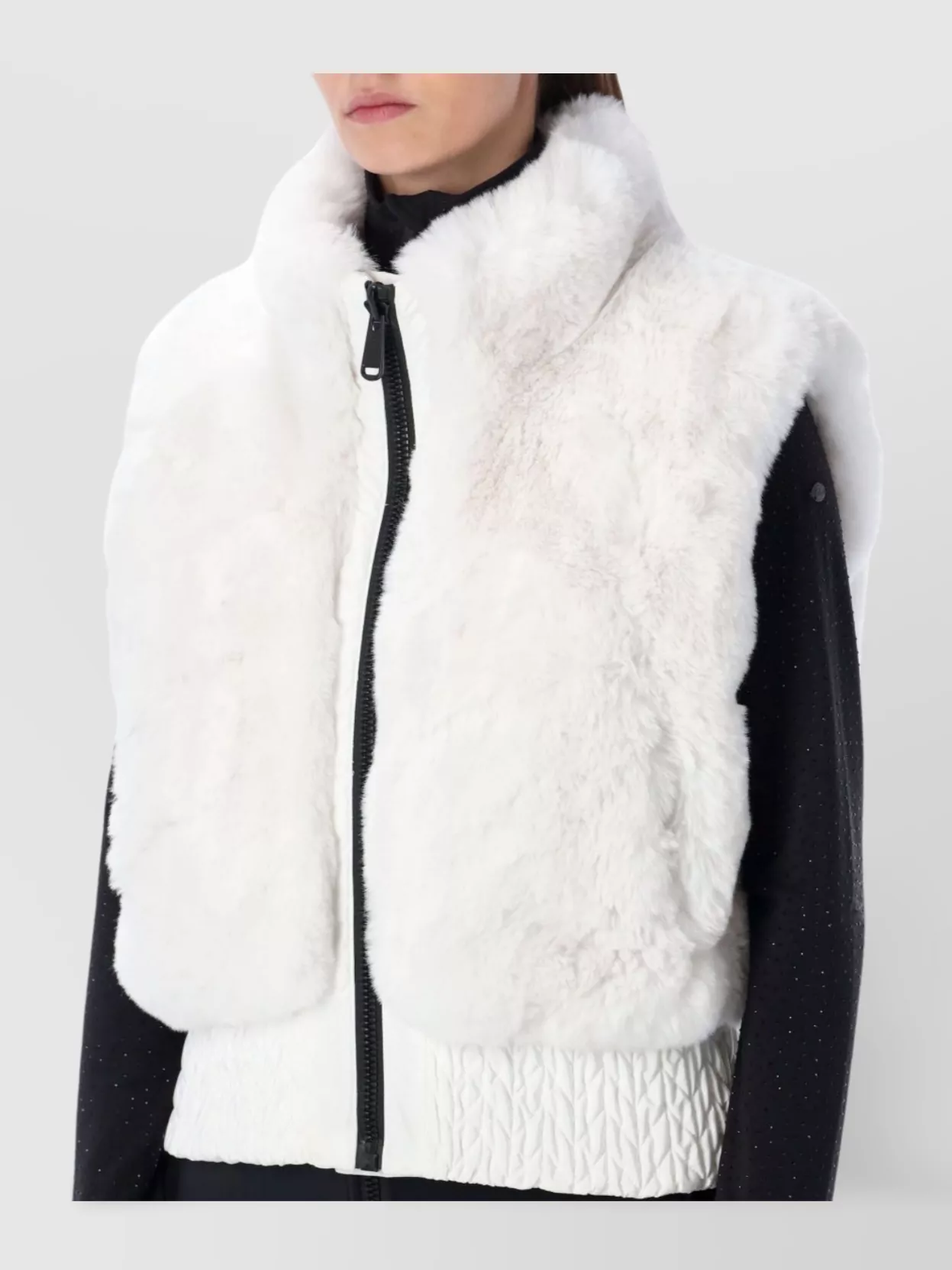 Goldbergh Reversible Quilted Faux Fur Vest