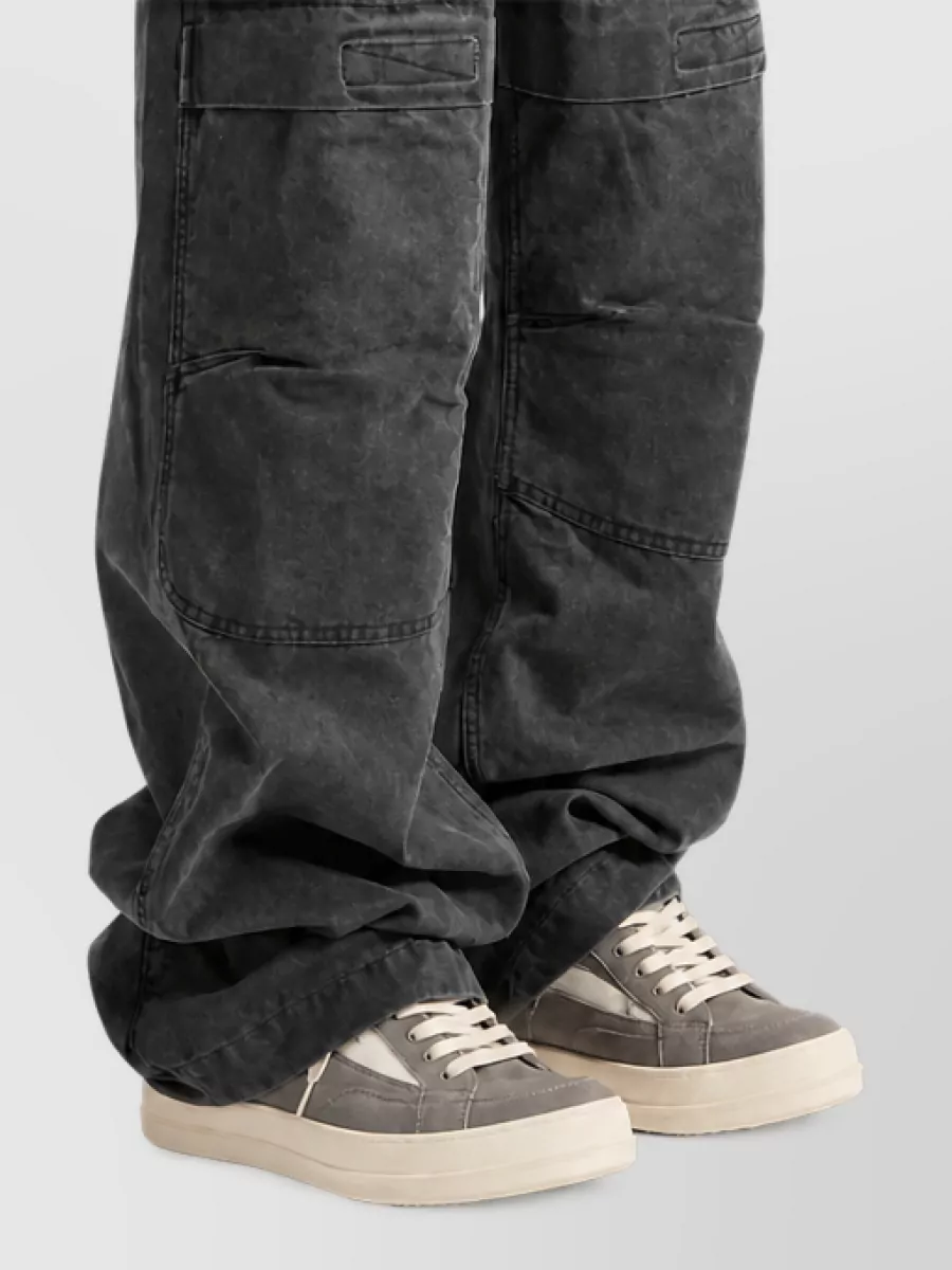 Rick Owens Drkshdw Denim Cargo Trousers