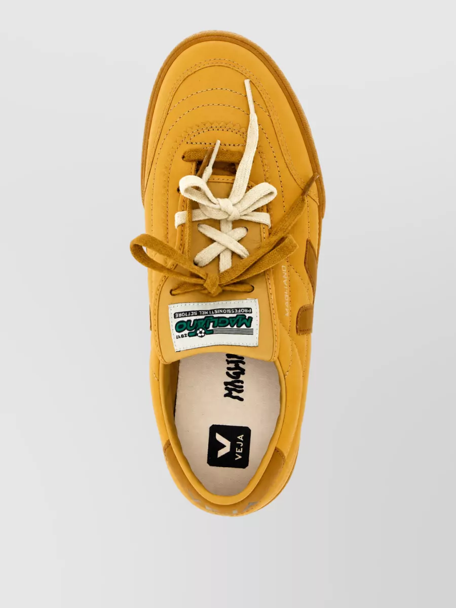 Veja Leather Low-Top Sneakers