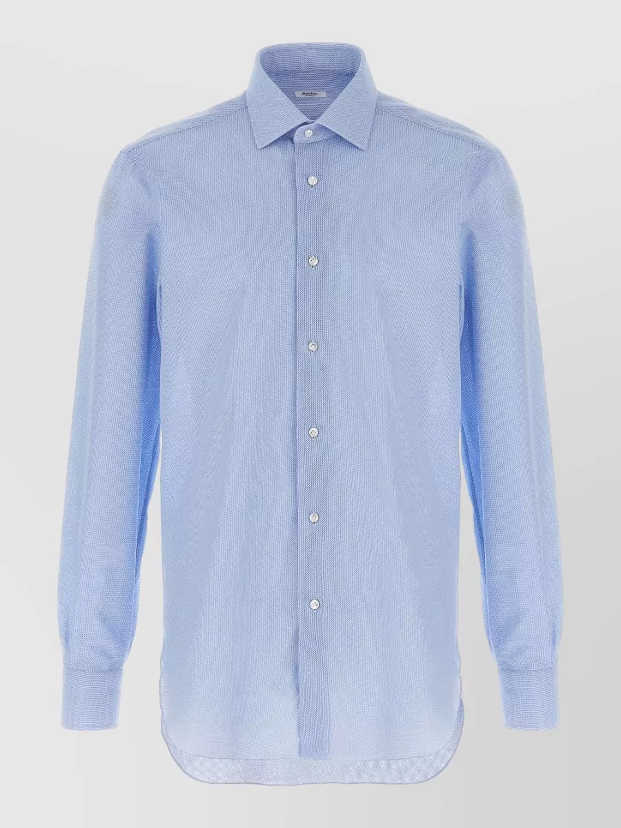 Barba honeycomb cotton shirt