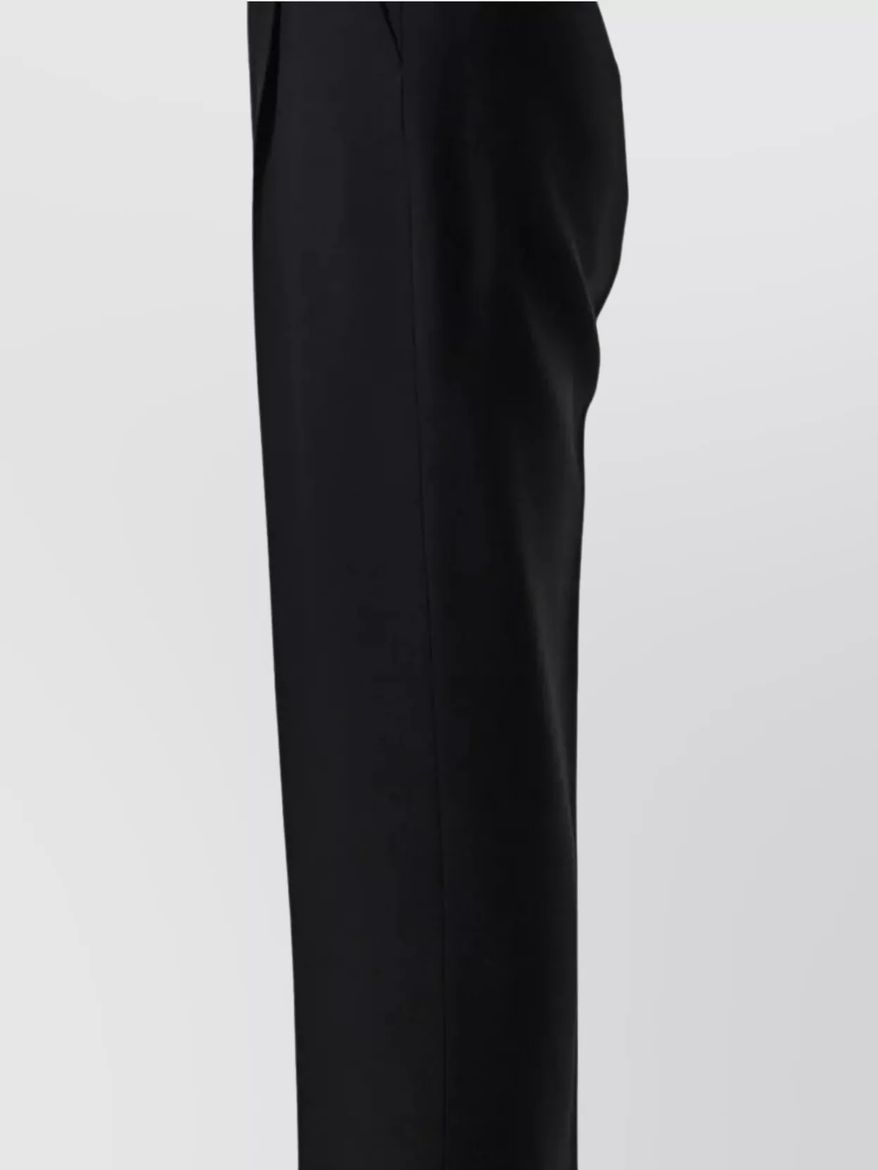 Fear Of God 8th Straight-leg Pleated Wool-gabardine Trousers In Black